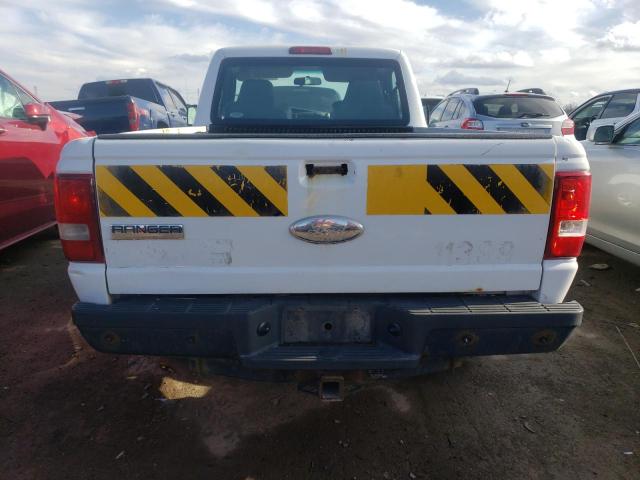 1FTYR10D49PA34481 - 2009 FORD RANGER WHITE photo 6