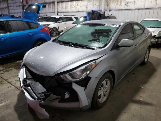 5NPDH4AE9FH645950 - 2015 HYUNDAI ELANTRA SE SILVER photo 1