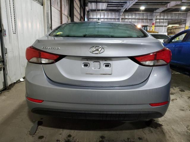 5NPDH4AE9FH645950 - 2015 HYUNDAI ELANTRA SE SILVER photo 6