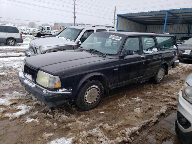 YV1AW820XN1928618 - 1992 VOLVO 240 BLACK photo 1