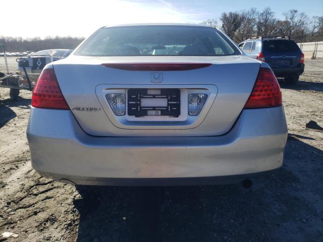 1HGCM56197A228051 - 2007 HONDA ACCORD VALUE SILVER photo 6