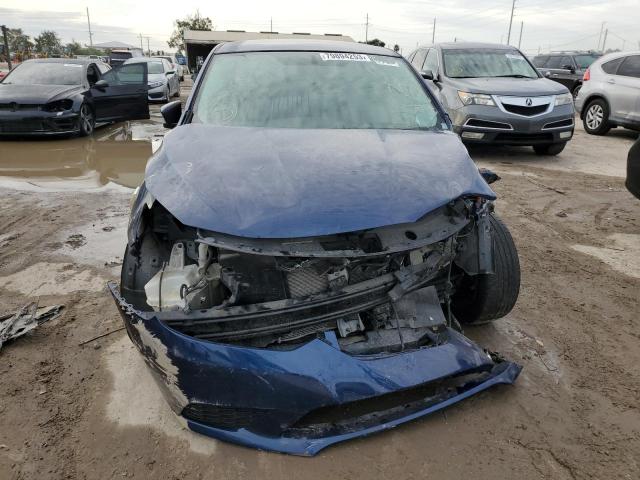 3N1AB7AP7JL649689 - 2018 NISSAN SENTRA S BLUE photo 5