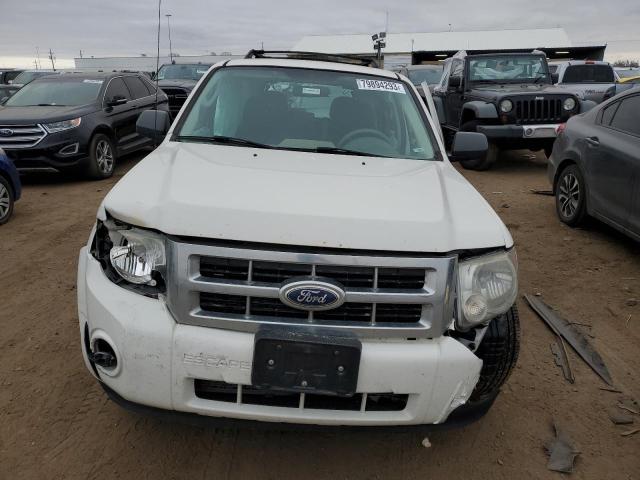 1FMCU0C79AKB55271 - 2010 FORD ESCAPE XLS WHITE photo 5