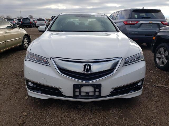 19UUB3F74HA003265 - 2017 ACURA TLX ADVANCE WHITE photo 5