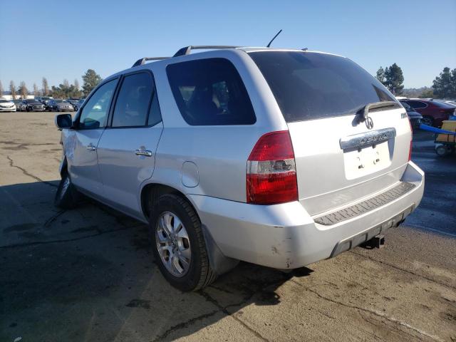 2HNYD18693H543816 - 2003 ACURA MDX TOURING SILVER photo 2