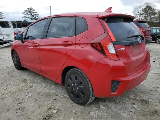 3HGGK5H56FM760074 - 2015 HONDA FIT LX RED photo 2