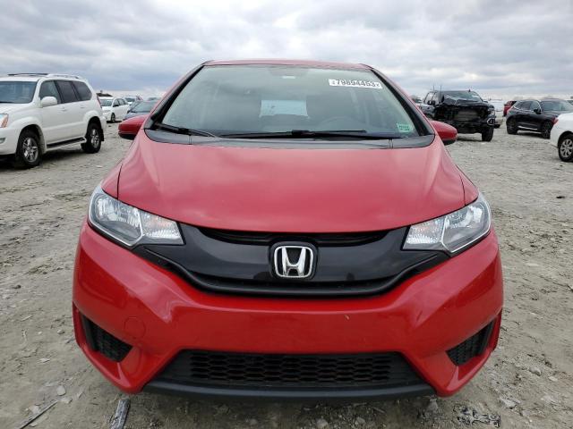 3HGGK5H56FM760074 - 2015 HONDA FIT LX RED photo 5