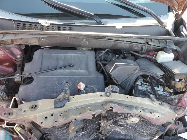 5TDJKRFH9GS307478 - 2016 TOYOTA HIGHLANDER XLE BURGUNDY photo 12