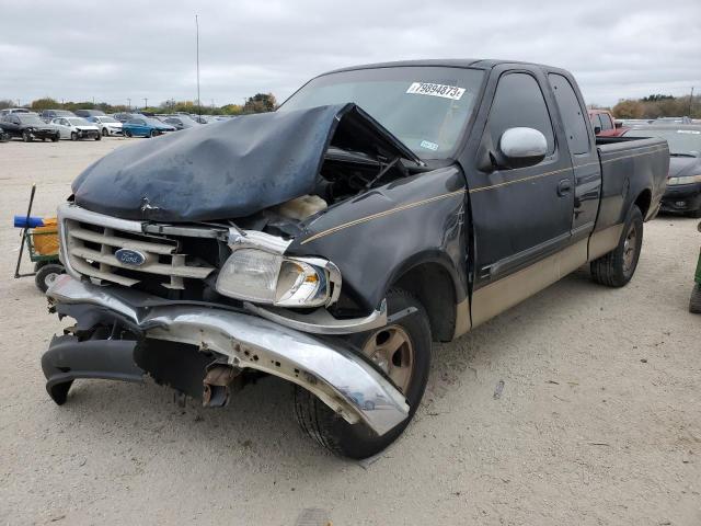 1FTZX1723YNA16918 - 2000 FORD F150 BLACK photo 1