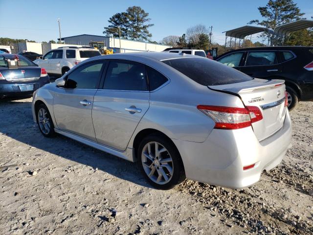 3N1AB7AP8FY325497 - 2015 NISSAN SENTRA S SILVER photo 2