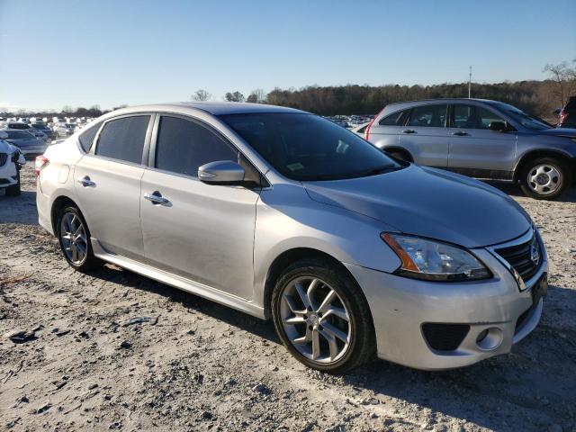 3N1AB7AP8FY325497 - 2015 NISSAN SENTRA S SILVER photo 4