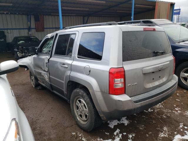 1C4NJRBB9GD550130 - 2016 JEEP PATRIOT SPORT SILVER photo 2