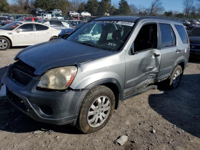 SHSRD78896U424939 - 2006 HONDA CR-V EX GRAY photo 1