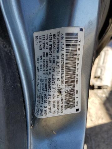 SHSRD78896U424939 - 2006 HONDA CR-V EX GRAY photo 14