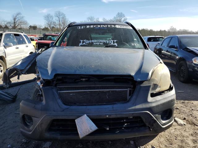 SHSRD78896U424939 - 2006 HONDA CR-V EX GRAY photo 5