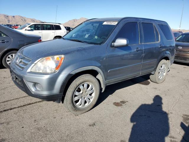 JHLRD78946C056167 - 2006 HONDA CR-V SE BLUE photo 1