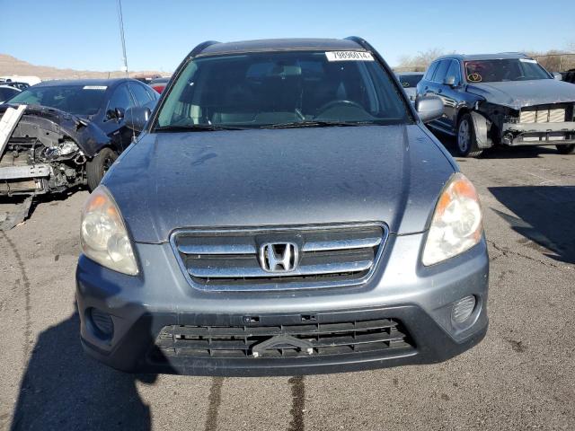 JHLRD78946C056167 - 2006 HONDA CR-V SE BLUE photo 5