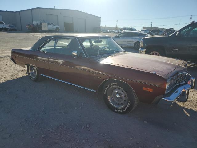 LH23C4G110284 - 1974 DODGE DART BURGUNDY photo 4