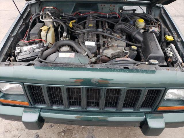 1J4FF58S7YL227928 - 2000 JEEP CHEROKEE CLASSIC GREEN photo 12