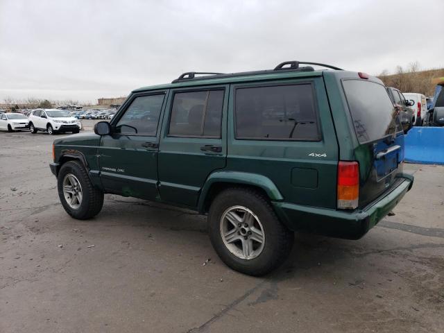 1J4FF58S7YL227928 - 2000 JEEP CHEROKEE CLASSIC GREEN photo 2