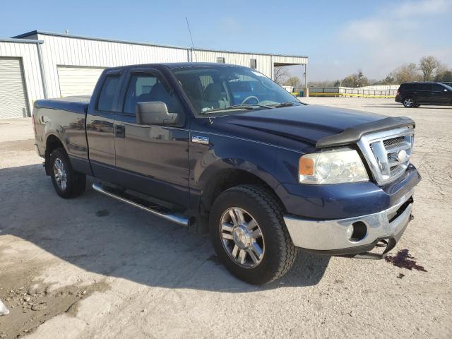 1FTPX14VX8KF04528 - 2008 FORD F150 BLUE photo 4