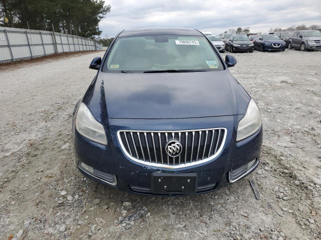 W04GU5GC1B1085521 - 2011 BUICK REGAL CXL BLUE photo 5