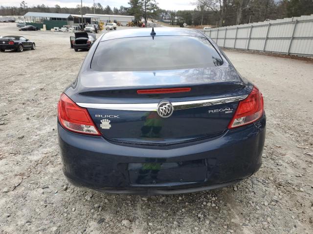 W04GU5GC1B1085521 - 2011 BUICK REGAL CXL BLUE photo 6