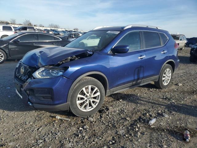 KNMAT2MT8JP507796 - 2018 NISSAN ROGUE S BLUE photo 1