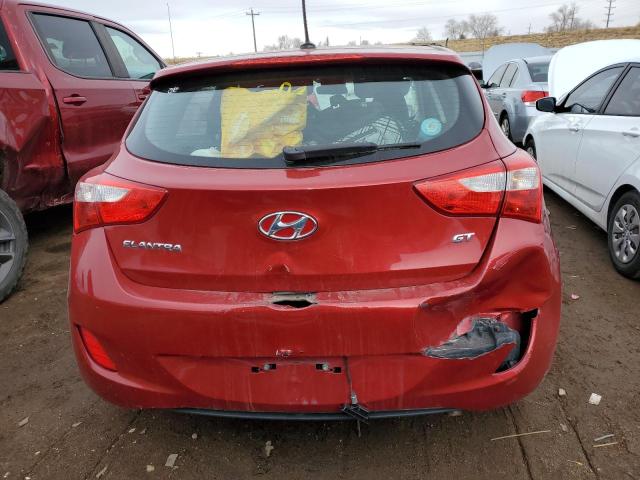 KMHD35LHXHU353823 - 2017 HYUNDAI ELANTRA GT RED photo 6