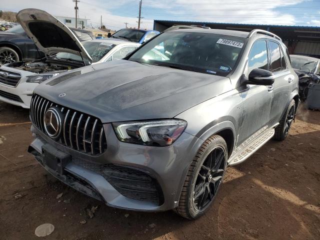 4JGFB6BBXMA461661 - 2021 MERCEDES-BENZ GLE AMG 53 4MATIC GRAY photo 1