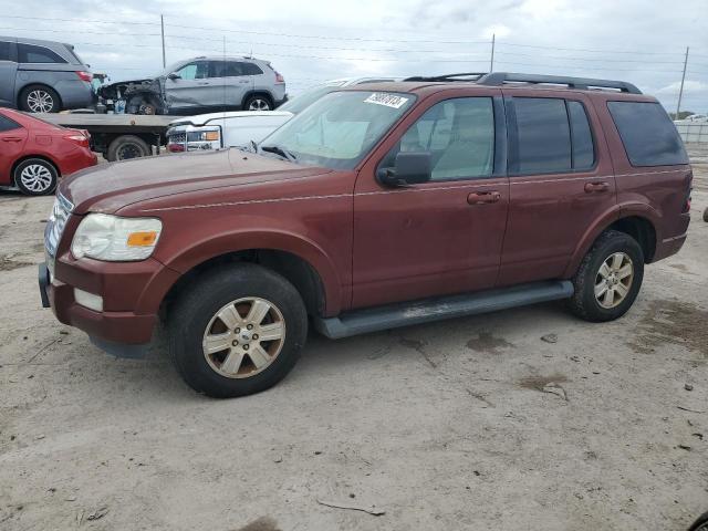 1FMEU73E29UA41841 - 2009 FORD EXPLORER XLT RED photo 1