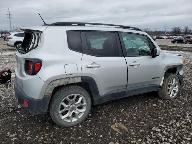 ZACCJBBB2HPF49712 - 2017 JEEP RENEGADE LATITUDE SILVER photo 3