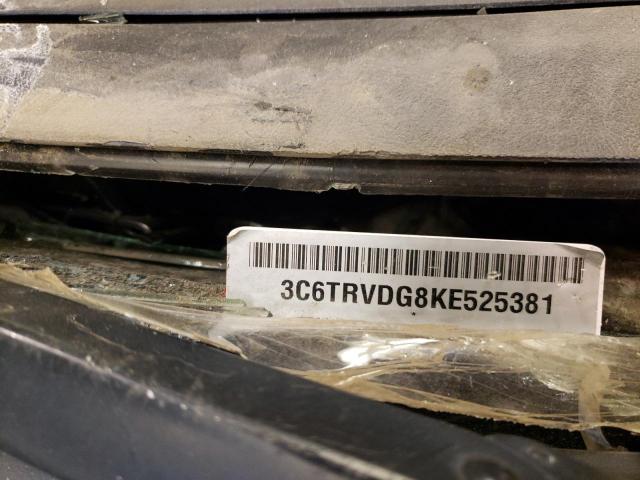 3C6TRVDG8KE525381 - 2019 RAM PROMASTER 2500 HIGH თეთრი ფოტო 13