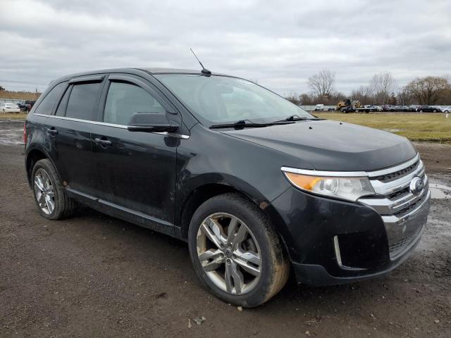 2FMDK4KC7DBC88187 - 2013 FORD EDGE LIMITED BLACK photo 4