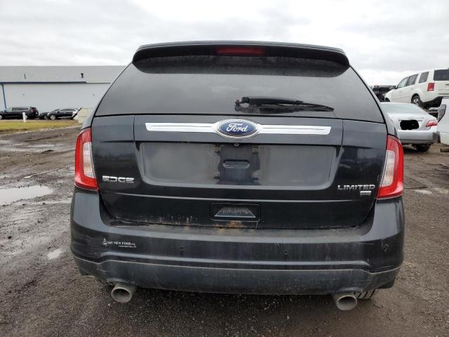 2FMDK4KC7DBC88187 - 2013 FORD EDGE LIMITED BLACK photo 6