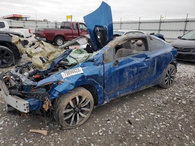 2HGFG3B01FH509931 - 2015 HONDA CIVIC EXL BLUE photo 1