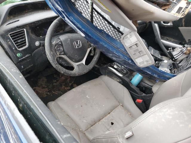 2HGFG3B01FH509931 - 2015 HONDA CIVIC EXL BLUE photo 8