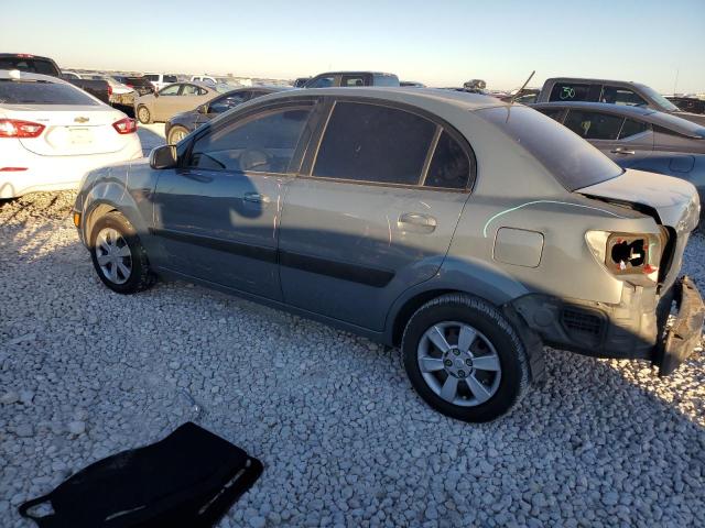 KNADE123366166998 - 2006 KIA RIO GRAY photo 2