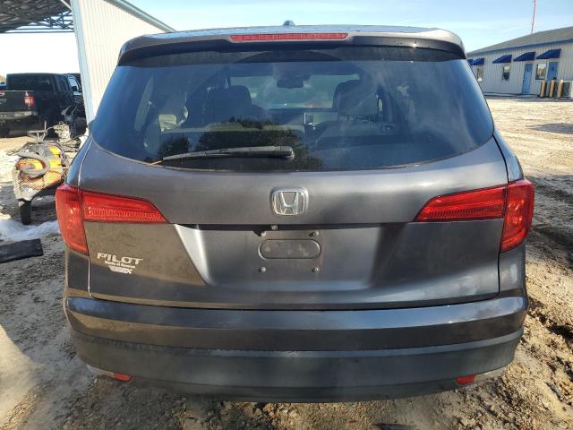 5FNYF5H69GB045716 - 2016 HONDA PILOT EXL GRAY photo 6