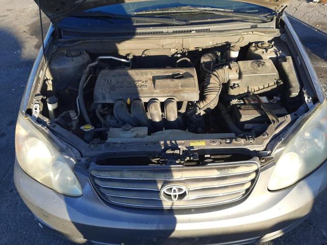 1NXBR32E43Z155684 - 2003 TOYOTA COROLLA CE GRAY photo 11