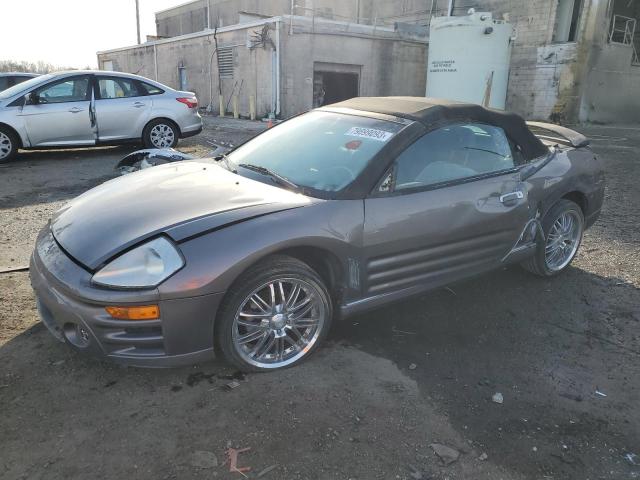 4A3AE55H63E081513 - 2003 MITSUBISHI ECLIPSE SPYDER GT GRAY photo 1