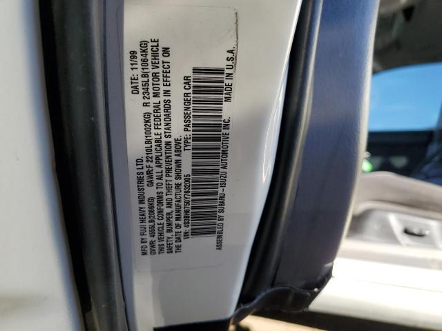 4S3BH6750Y7632005 - 2000 SUBARU LEGACY OUTBACK AWP 白色 照片 12