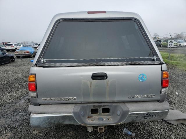 5TBBT44142S276068 - 2002 TOYOTA TUNDRA ACCESS CAB ვერცხლისფერი ფოტო 6