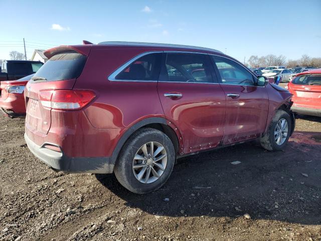 5XYPG4A39GG058543 - 2016 KIA SORENTO LX RED photo 3