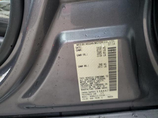 1N4AL3AP0FC134447 - 2015 NISSAN ALTIMA 2.5 GRAY photo 12