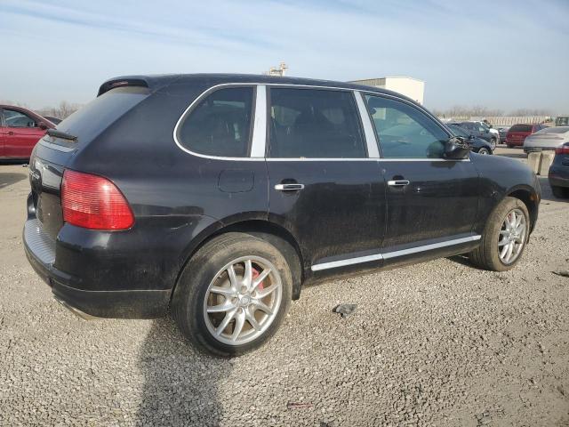 WP1AC29P95LA92219 - 2005 PORSCHE CAYENNE TURBO BLACK photo 3