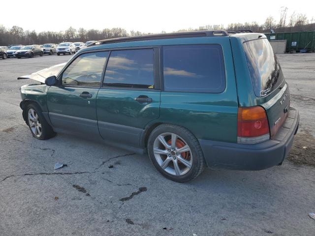 JF1SF6356WG778651 - 1998 SUBARU FORESTER L GREEN photo 2