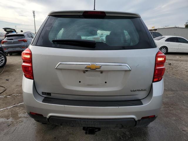 2GNALBEK4G6108535 - 2016 CHEVROLET EQUINOX LS SILVER photo 6