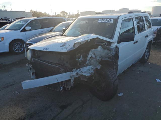 1J8FT28088D560430 - 2008 JEEP PATRIOT SPORT WHITE photo 1