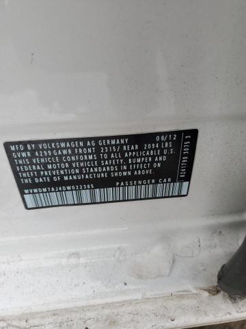 WVWDM7AJ4DW022365 - 2013 VOLKSWAGEN GOLF თეთრი ფოტო 12